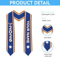 Custom Marshall Islands Graduation Stole Flag Style LT05 - Polynesian Pride