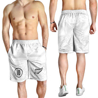 Custom New Zealand Football Shorts for Men The Whites-Sporty T90 Style - Polynesian Pride