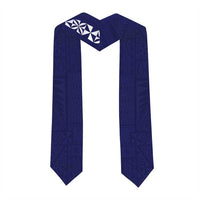 Custom Queen Salote College Graduation Stole Tongan Ngatu Pattern LT05 - Polynesian Pride