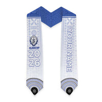 Custom St Joseph's Secodary School Graduation Stole With Fijian Tapa Pattern LT05 - Polynesian Pride