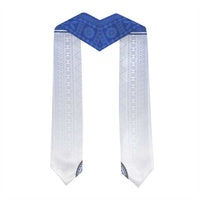 Custom St Joseph's Secodary School Graduation Stole With Fijian Tapa Pattern LT05 - Polynesian Pride