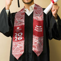 Custom Tonga Graduation Stole Tongan Ngatu Pattern LT05 - Polynesian Pride