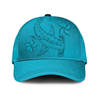 Dark Cyan Gradient Polynesia Classic Cap Hawaiian Tribal Hammerhead Shark Tattoo LT14 Universal Fit Dark Cyan - Polynesian Pride