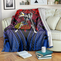Filipinos Lapu-lapu Hero Blanket Philippines Flag and Sun DT02 - Polynesian Pride