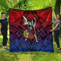 Filipinos Lapu-lapu Hero Quilt Philippines Flag and Sun DT02 - Polynesian Pride