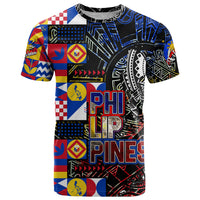 Pinoy Philippines T Shirt Filipino Tattoo Art Style DT02 Art - Polynesian Pride