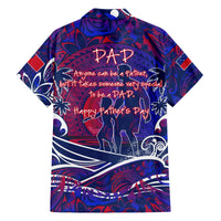 Father's Day Samoa Family Matching Long Sleeve Bodycon Dress and Hawaiian Shirt Special Dad Polynesia Paradise