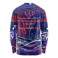 Father's Day Samoa Long Sleeve Shirt Special Dad Polynesia Paradise