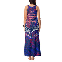 Father's Day Samoa Tank Maxi Dress Special Dad Polynesia Paradise DT02 - Polynesian Pride