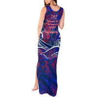 Father's Day Samoa Tank Maxi Dress Special Dad Polynesia Paradise DT02 - Polynesian Pride