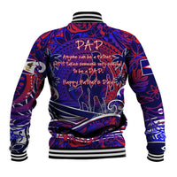 Father's Day American Samoa Baseball Jacket Special Dad Polynesia Paradise DT02 - Polynesian Pride