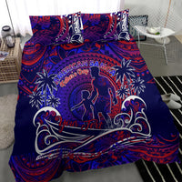 Father's Day American Samoa Bedding Set Special Dad Polynesia Paradise DT02 - Polynesian Pride