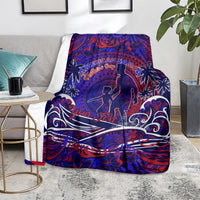 Father's Day American Samoa Blanket Special Dad Polynesia Paradise DT02 - Polynesian Pride