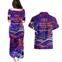 Father's Day American Samoa Couples Matching Puletasi and Hawaiian Shirt Special Dad Polynesia Paradise DT02 - Polynesian Pride