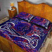 Father's Day American Samoa Quilt Bed Set Special Dad Polynesia Paradise DT02 - Polynesian Pride