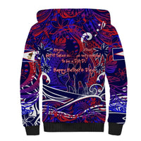Father's Day American Samoa Sherpa Hoodie Special Dad Polynesia Paradise DT02 - Polynesian Pride