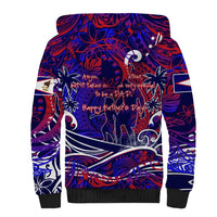 Father's Day American Samoa Sherpa Hoodie Special Dad Polynesia Paradise DT02 - Polynesian Pride