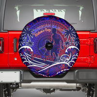 Father's Day American Samoa Spare Tire Cover Special Dad Polynesia Paradise DT02 - Polynesian Pride