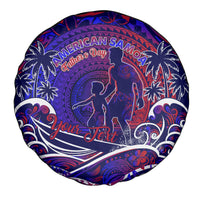 Father's Day American Samoa Spare Tire Cover Special Dad Polynesia Paradise DT02 - Polynesian Pride