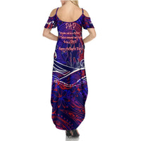 Father's Day American Samoa Summer Maxi Dress Special Dad Polynesia Paradise DT02 - Polynesian Pride