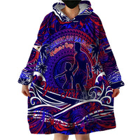 Father's Day American Samoa Wearable Blanket Hoodie Special Dad Polynesia Paradise DT02 - Polynesian Pride