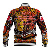 Father's Day Tonga Baseball Jacket Special Dad Polynesia Paradise DT02 - Polynesian Pride