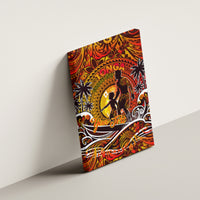 Father's Day Tonga Canvas Wall Art Special Dad Polynesia Paradise DT02 - Polynesian Pride