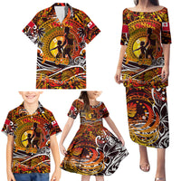 Father's Day Tonga Family Matching Puletasi and Hawaiian Shirt Special Dad Polynesia Paradise DT02 - Polynesian Pride