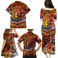 Father's Day Tonga Family Matching Puletasi and Hawaiian Shirt Special Dad Polynesia Paradise DT02 - Polynesian Pride