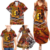 Father's Day Tonga Family Matching Summer Maxi Dress and Hawaiian Shirt Special Dad Polynesia Paradise DT02 - Polynesian Pride