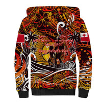 Father's Day Tonga Sherpa Hoodie Special Dad Polynesia Paradise DT02 - Polynesian Pride