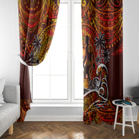 Father's Day Tonga Window Curtain Special Dad Polynesia Paradise DT02 - Polynesian Pride