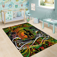Father's Day Vanuatu Area Rug Special Dad Polynesia Paradise