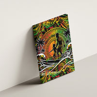 Father's Day Vanuatu Canvas Wall Art Special Dad Polynesia Paradise DT02 - Polynesian Pride