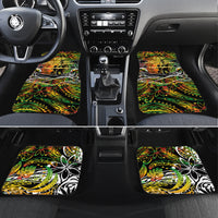 Father's Day Vanuatu Car Mats Special Dad Polynesia Paradise DT02 Set 4pcs Art - Polynesian Pride