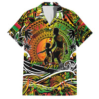 Father's Day Vanuatu Family Matching Puletasi and Hawaiian Shirt Special Dad Polynesia Paradise DT02 Dad's Shirt - Short Sleeve Art - Polynesian Pride
