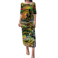 Father's Day Vanuatu Family Matching Puletasi and Hawaiian Shirt Special Dad Polynesia Paradise DT02 Mom's Dress Art - Polynesian Pride