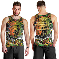 Father's Day Vanuatu Men Tank Top Special Dad Polynesia Paradise DT02 - Polynesian Pride