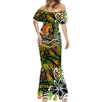 Father's Day Vanuatu Mermaid Dress Special Dad Polynesia Paradise DT02 - Polynesian Pride