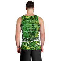 Father's Day Cook Islands Men Tank Top Special Dad Polynesia Paradise DT02 - Polynesian Pride