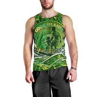Father's Day Cook Islands Men Tank Top Special Dad Polynesia Paradise DT02 - Polynesian Pride