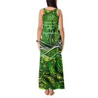Father's Day Cook Islands Tank Maxi Dress Special Dad Polynesia Paradise DT02 - Polynesian Pride