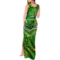Father's Day Cook Islands Tank Maxi Dress Special Dad Polynesia Paradise DT02 - Polynesian Pride