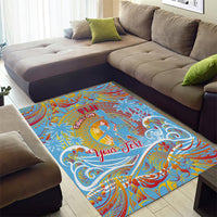 Father's Day Fiji Area Rug Special Dad Polynesia Paradise