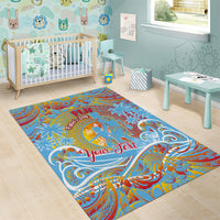 Father's Day Fiji Area Rug Special Dad Polynesia Paradise