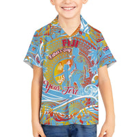 Father's Day Fiji Hawaiian Shirt Special Dad Polynesia Paradise DT02 - Polynesian Pride