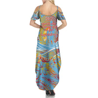 Father's Day Fiji Summer Maxi Dress Special Dad Polynesia Paradise DT02 - Polynesian Pride