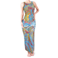 Father's Day Fiji Tank Maxi Dress Special Dad Polynesia Paradise DT02 Women Red - Polynesian Pride