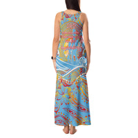 Father's Day Fiji Tank Maxi Dress Special Dad Polynesia Paradise DT02 - Polynesian Pride