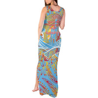 Father's Day Fiji Tank Maxi Dress Special Dad Polynesia Paradise DT02 - Polynesian Pride